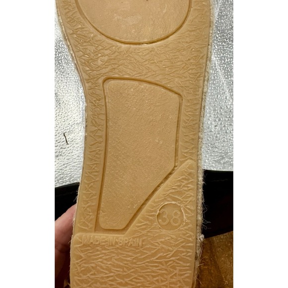 Kurt Geiger London Morello Gold Platform Slip On Espadrilles Womens Size 38 - Picture 15 of 16